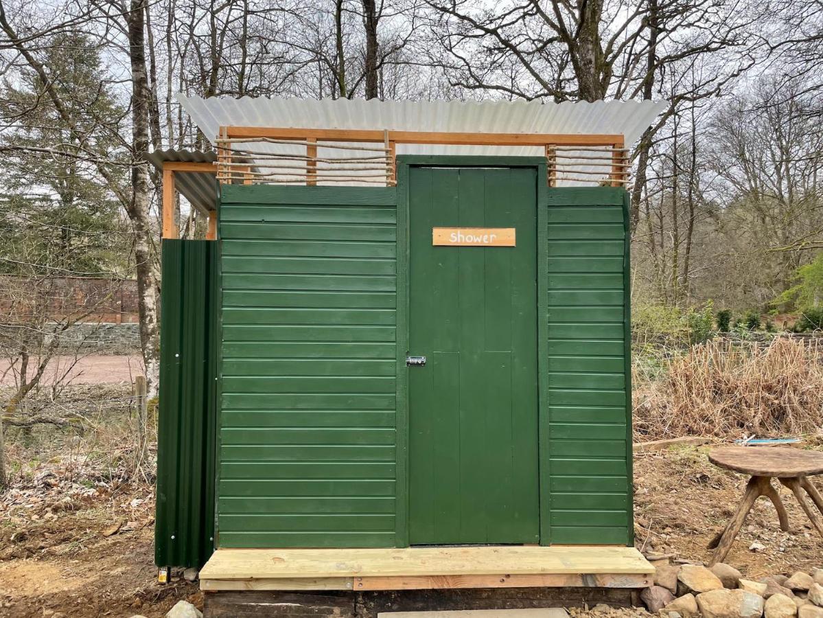 Cosy Woodland Off Grid Shepherds Hut - Rowan Villa Castle Douglas Exterior foto
